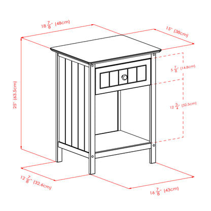 Blair Accent Table; Nightstand; Coffee