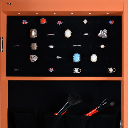 LEDs Mirror Jewelry Cabinet