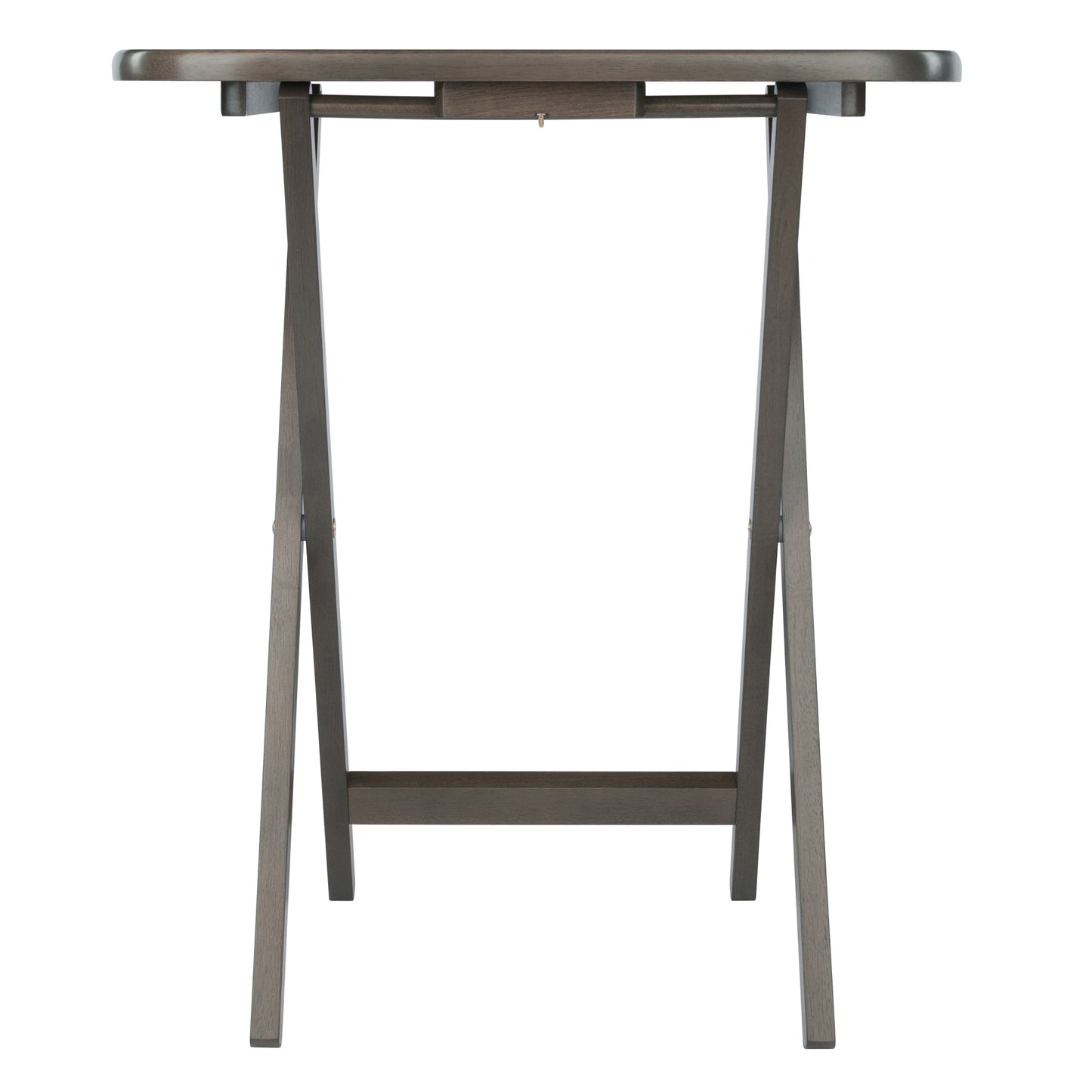 Lucca 5-Pc Snack Table Set; Oyster Gray