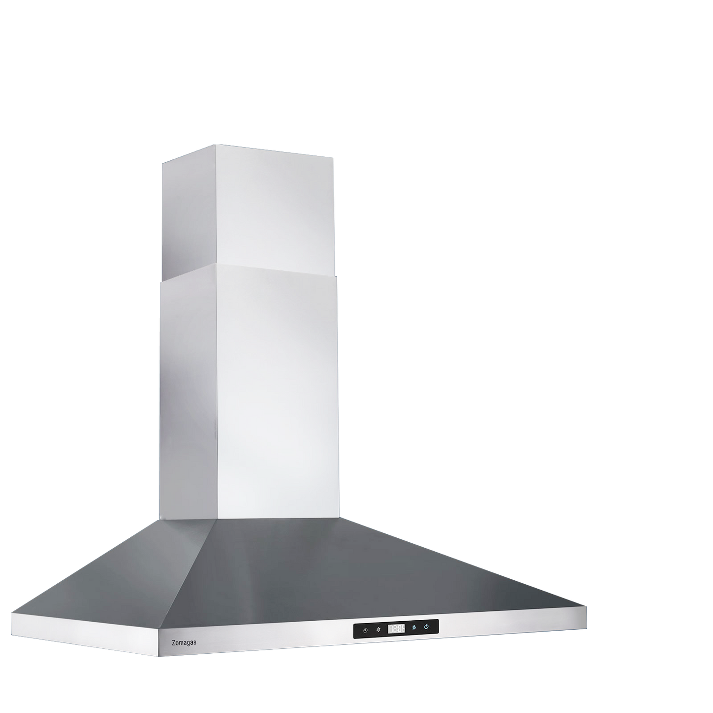 30 inch Range Hood Wall Mounted 450 CFM Touch Panel Kitchen Stainless Steel Vented