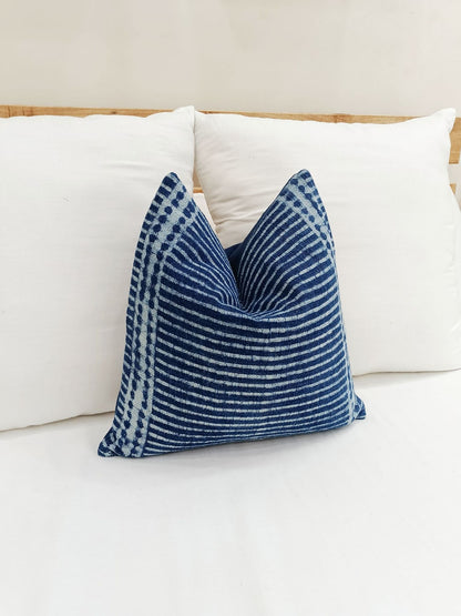 MTN Pillow Cover Indigo Blue Pillow Cover Pillow Cover for new year gift Boho Pillow Cover