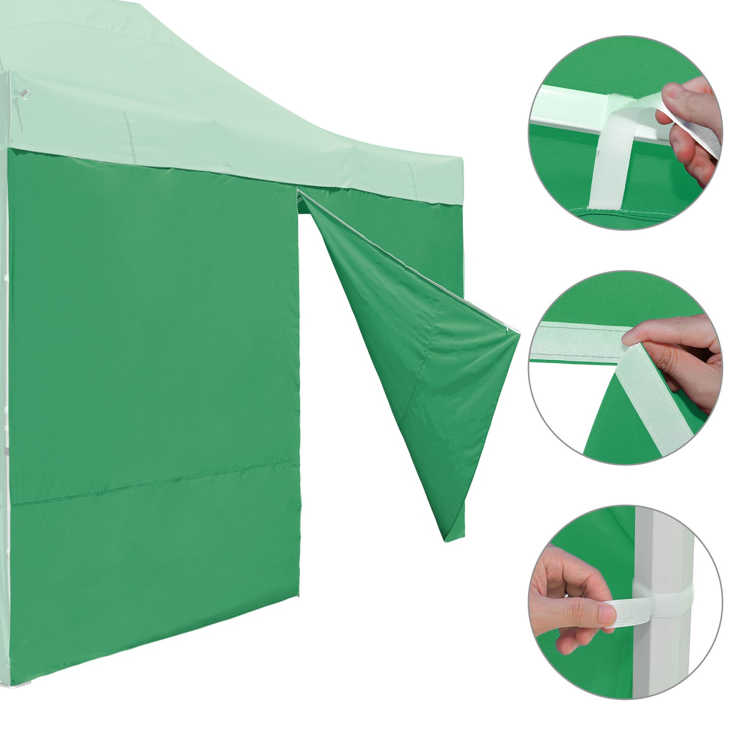 10x15ft Canopy CPAI-84 Sidewall with Zipper