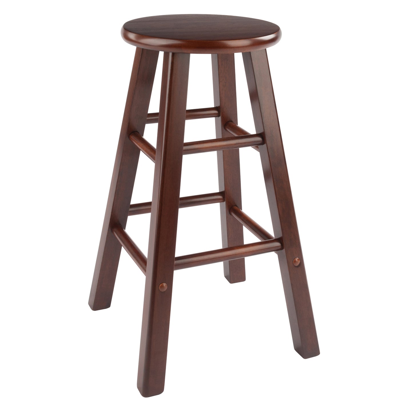 Element Counter Stools; 2-Pc Set; Walnut