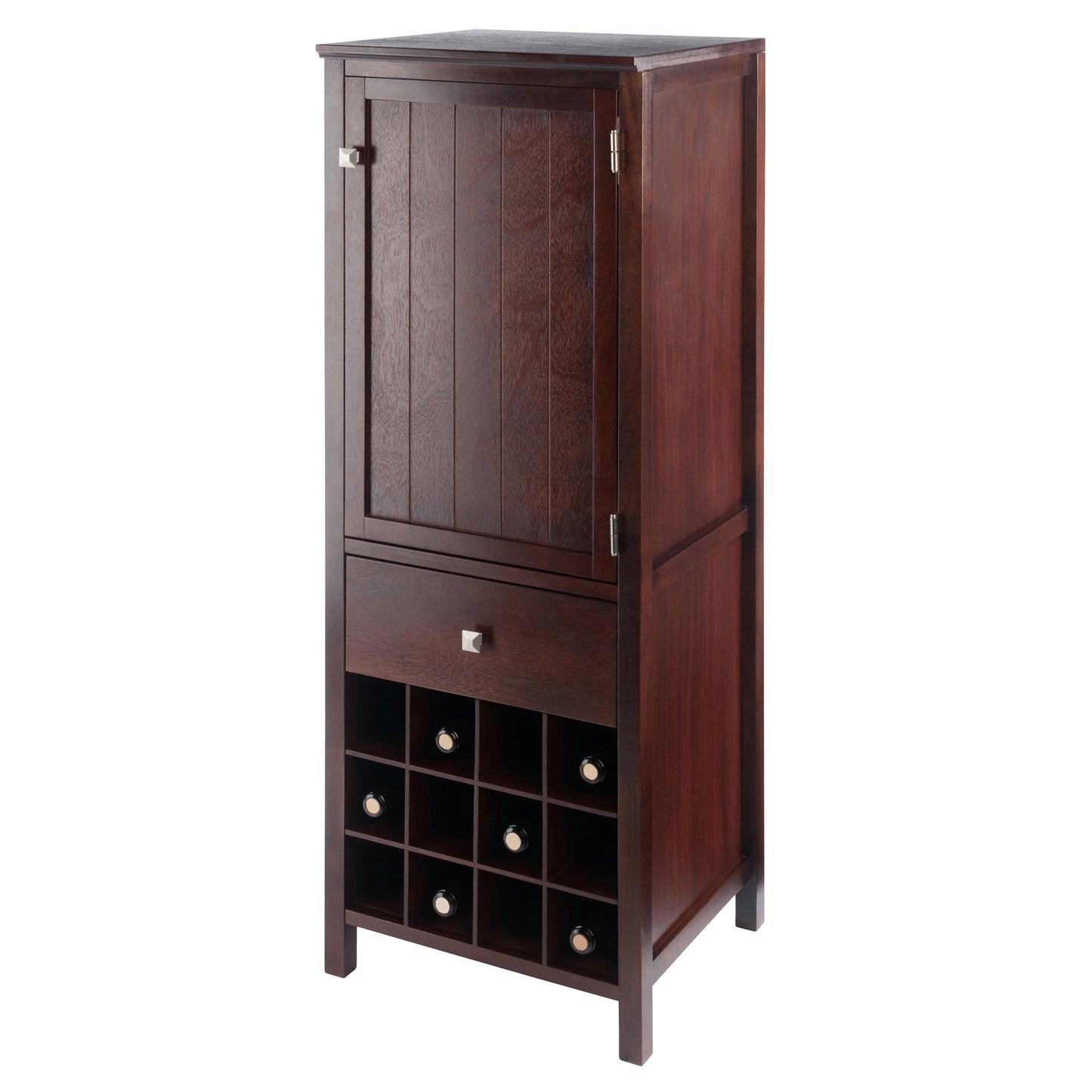 Brooke Jelly 3-Section Cupboard; Walnut