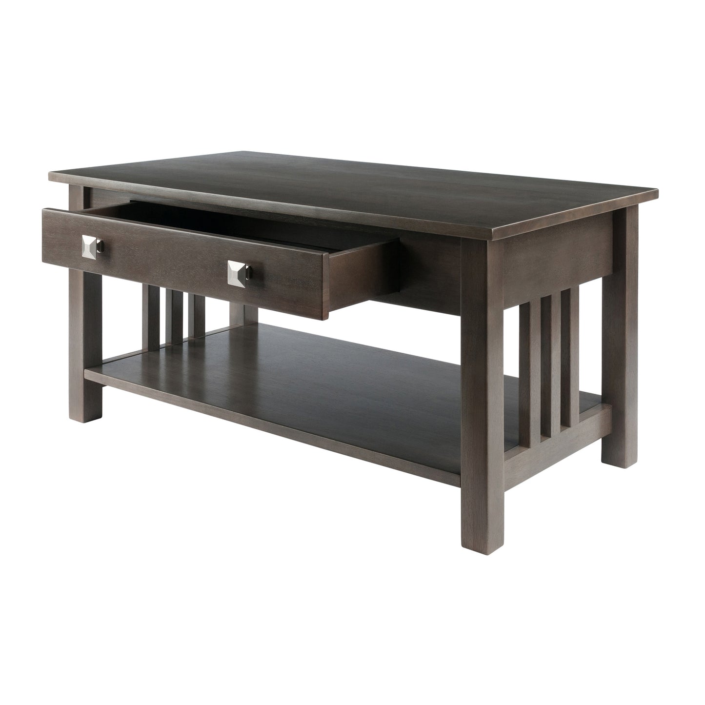 Stafford Coffee Table; Oyster Gray