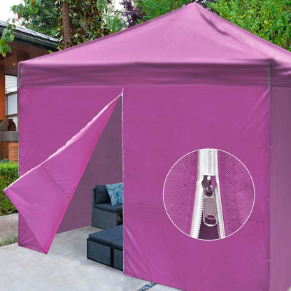 10x10ft EZ Canopy Gazebo Zipper Full Size Side Wall/ 18-3339TPX Vivid Viola