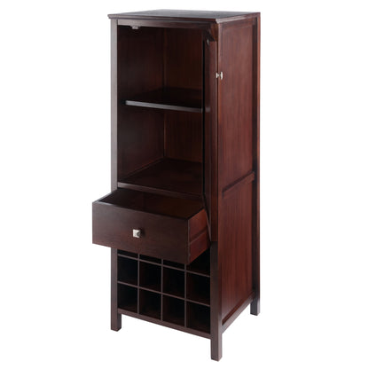 Brooke Jelly 3-Section Cupboard; Walnut