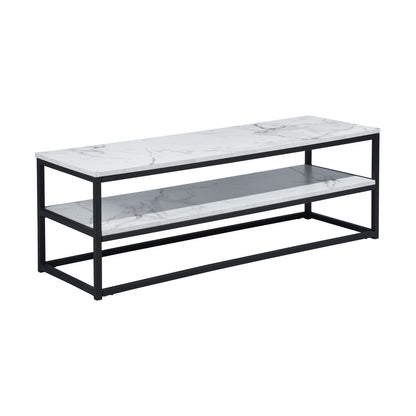 47.2 inch White Marble Pattern TV STAND With Storage