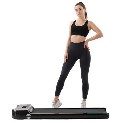 FYC Under Desk Treadmill 2.5HP Slim Walking Treadmill 265LBS - Electric Treadmill with APP Bluetooth Remote Control LED Display (Installation Free)