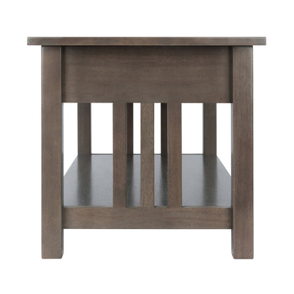 Stafford Coffee Table; Oyster Gray