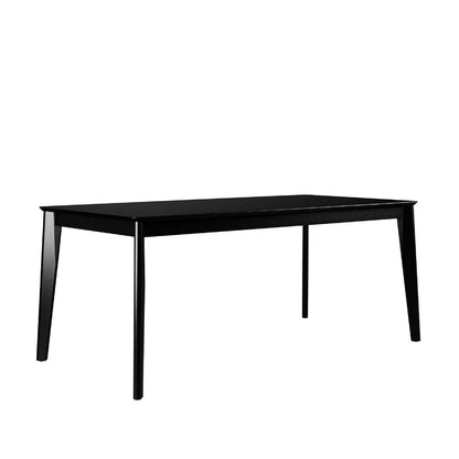 Manhattan Comfort Tudor 70.86 Dining Table in Black