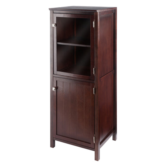 Brooke Jelly 2-Section Cupboard; Walnut