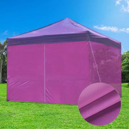 10x10ft EZ Canopy Gazebo Zipper Full Size Side Wall/ 18-3339TPX Vivid Viola