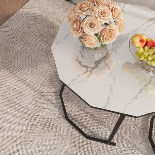 Marble Coffee Table End table 12-gon Shape