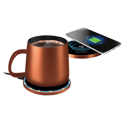 Lomi Heated Mug With Wireless Charger