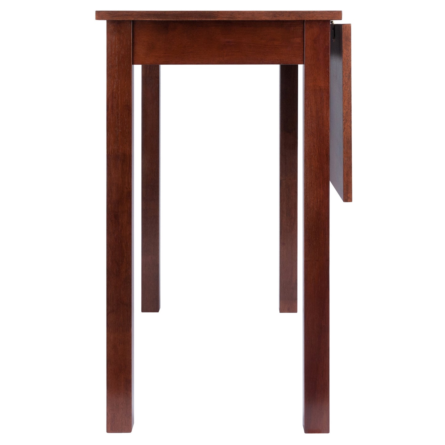 Perrone High Table with Drop Leaf; Walnut