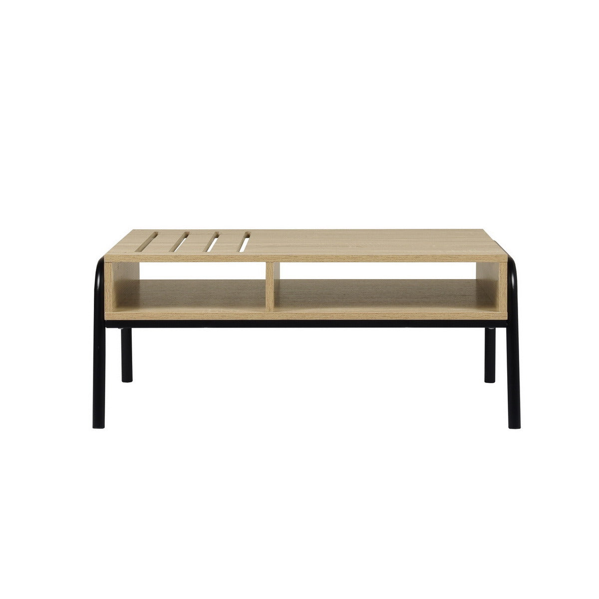 31.7" L Rectangular Coffee Table with Storage