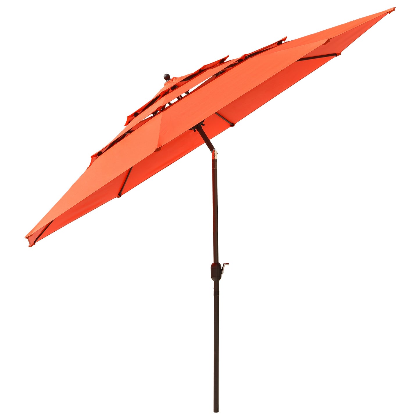 11Ft 3-Tiers Patio Umbrella Orange
