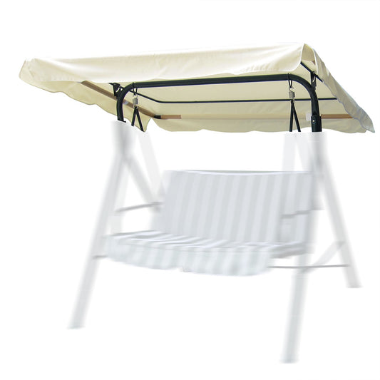 73x52in Replacement Swing Canopy Beige