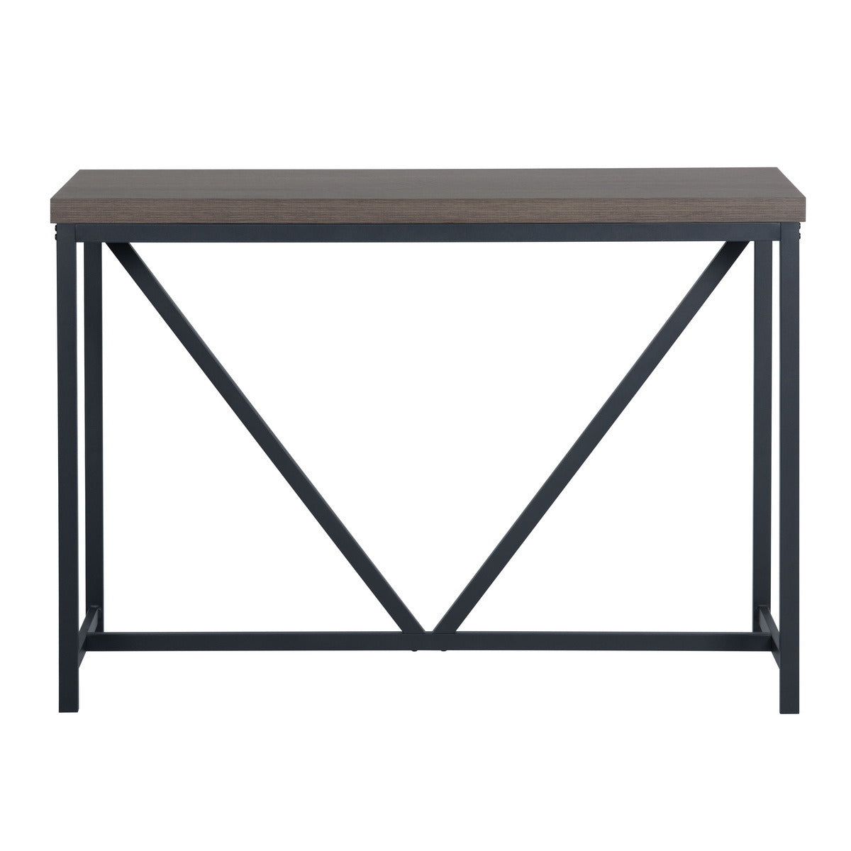 47.2" Sofa Console Table(Dark Brown)