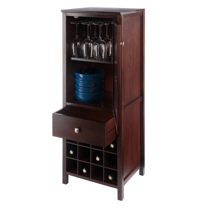 Brooke Jelly 3-Section Cupboard; Walnut