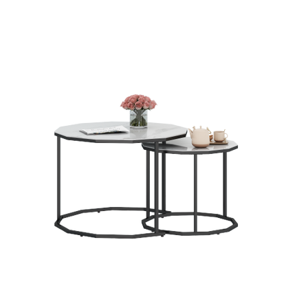 Marble Coffee Table End table 12-gon Shape