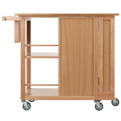 Douglas Utility Kitchen Cart; Natural