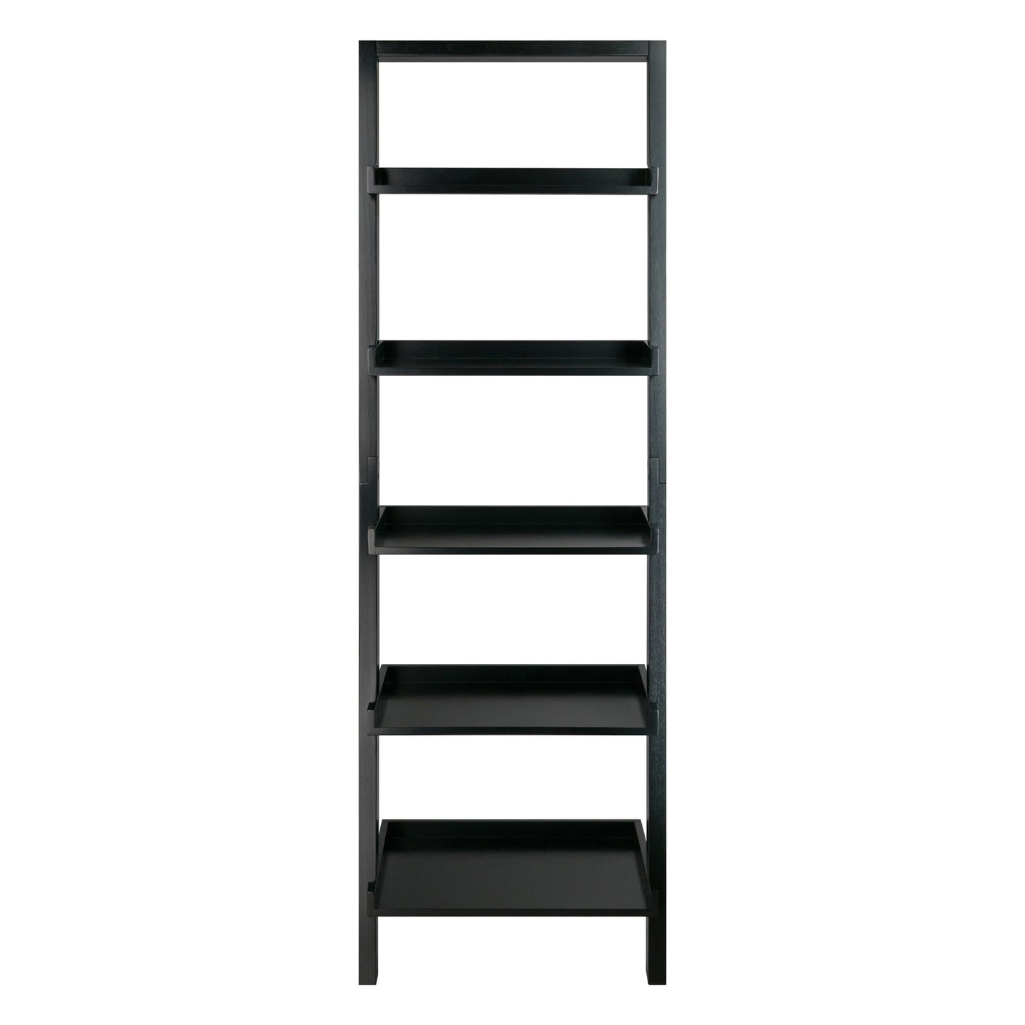 Bellamy 5-Tier Leaning Shelf; Black