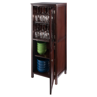 Brooke Jelly 2-Section Cupboard; Walnut