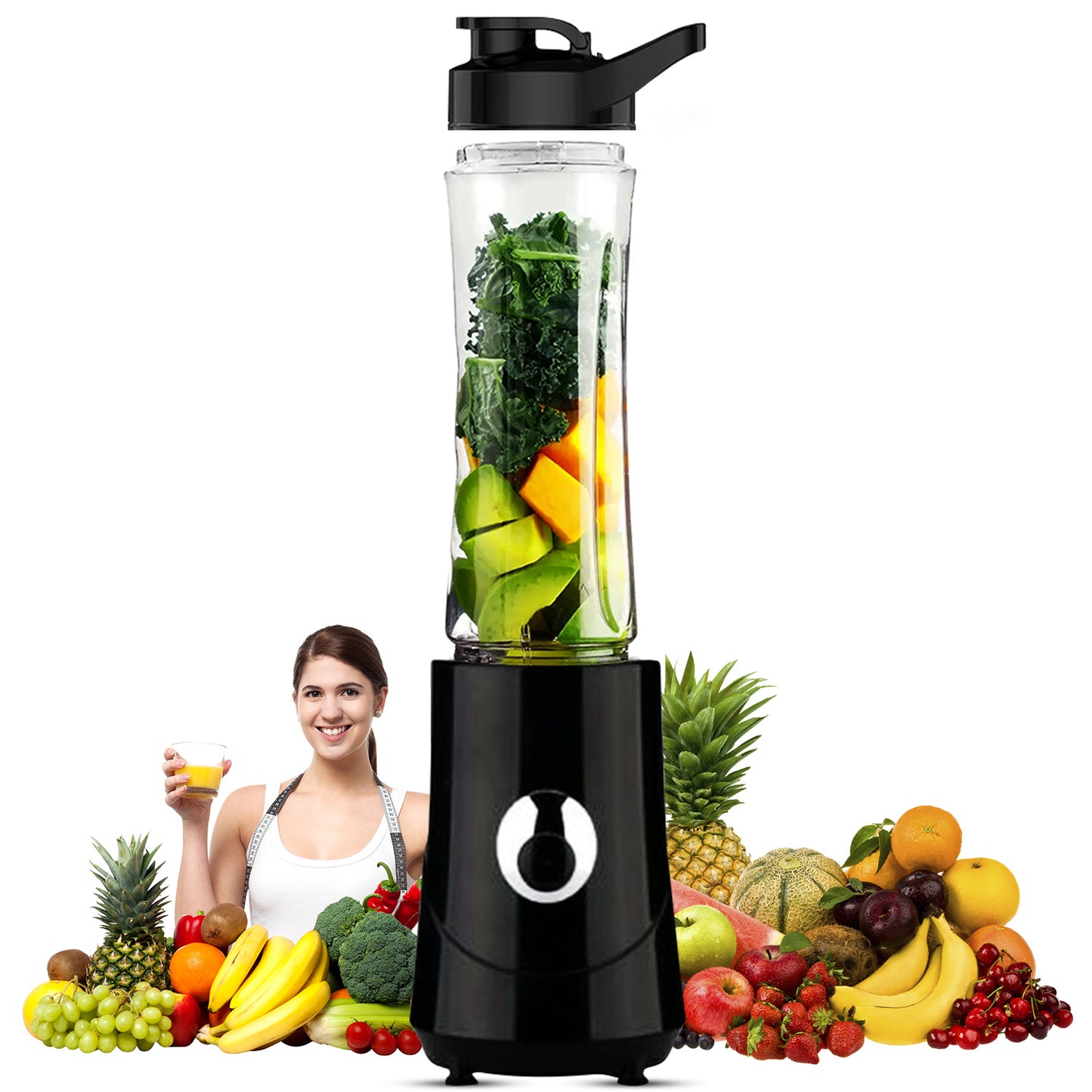5 Core 500ml Personal Blender and Nutrient Extractor For Juicer; Shakes and Smoothies; 160W licuadora portátil