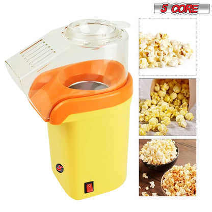 5Core Popcorn Machine Hot Air Electric Popper Kernel Corn Maker Bpa Free No Oil POP Y