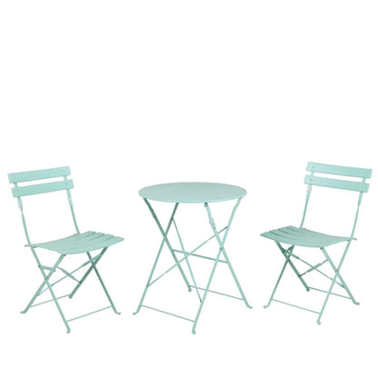 Round 2 Person - 23.6" Long Bistro Set (7 Colors Available)