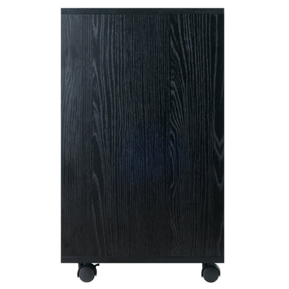 Halifax Wide Storage Cabinet; 5-Drawer; Black