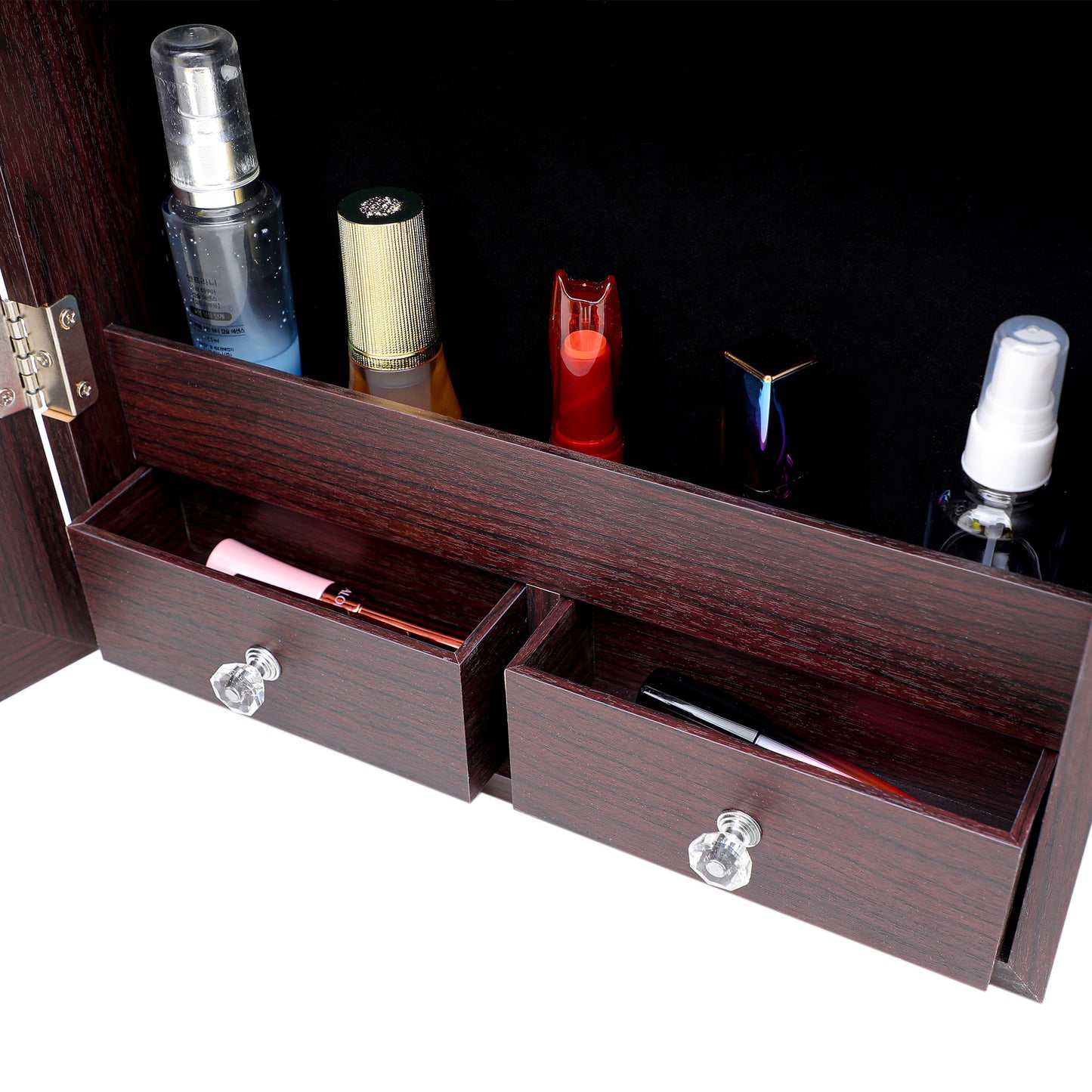 LEDs Mirror Jewelry Cabinet