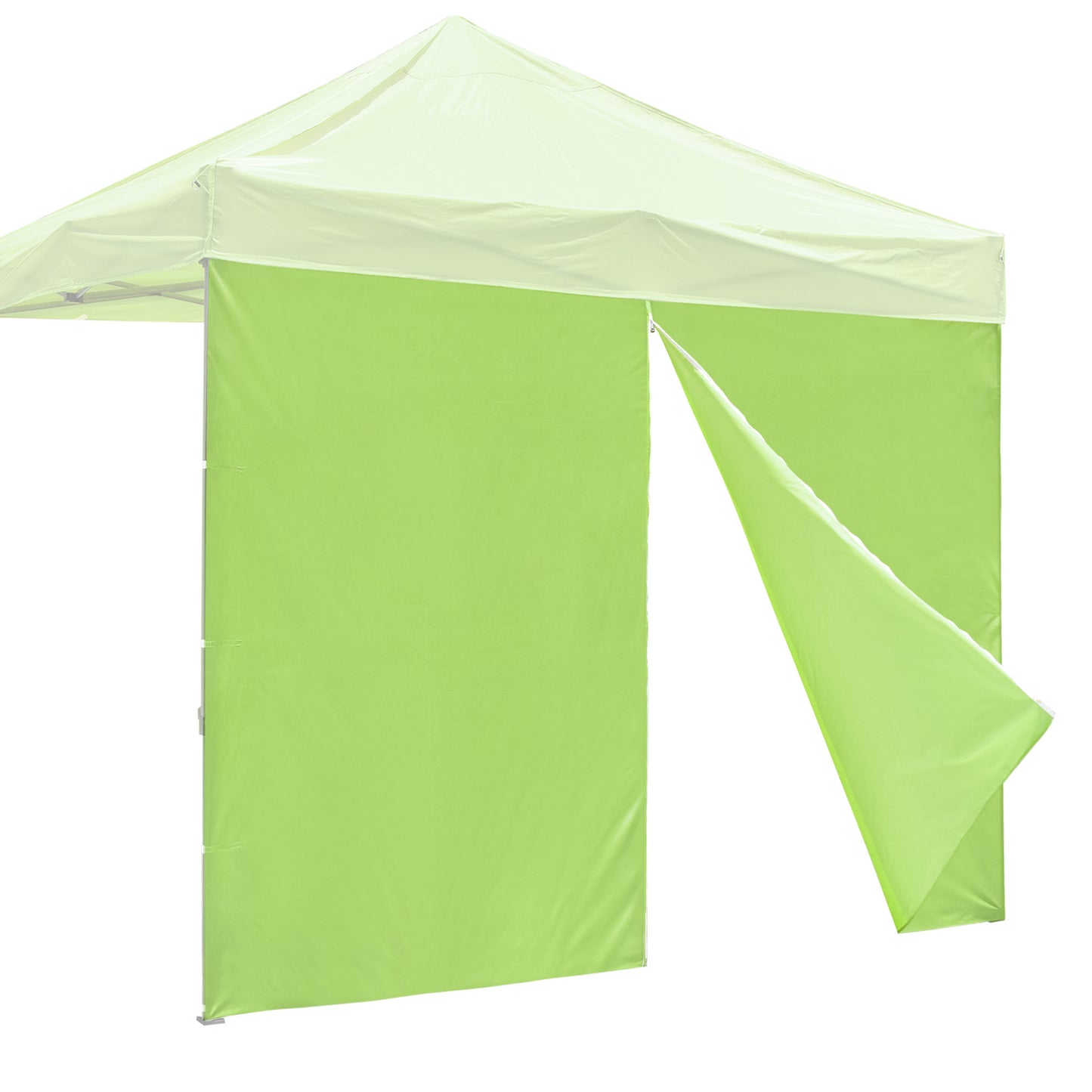 10x10ft EZ Canopy Gazebo Zipper Side Wall/Bright Green