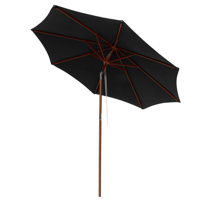 9 Ft Wooden Umbrella