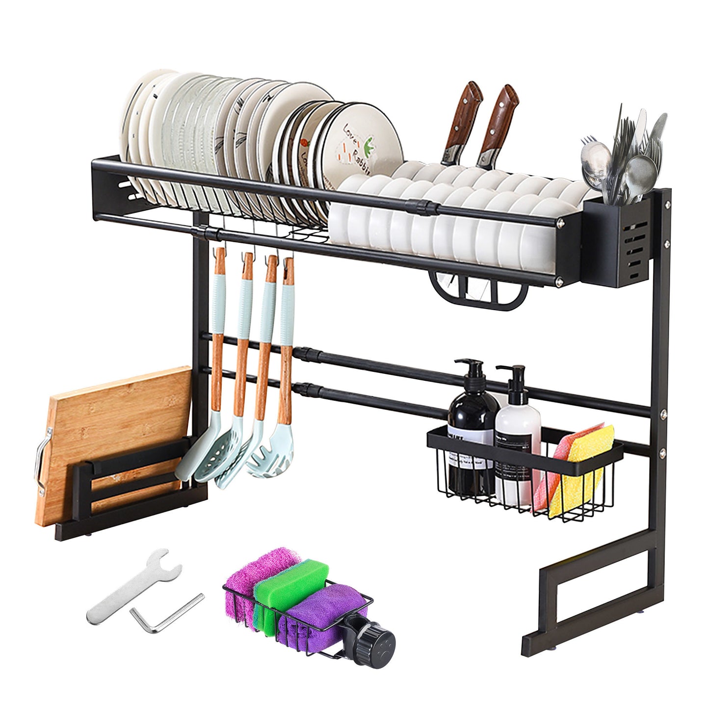 Adjustable Dish Drying Rack