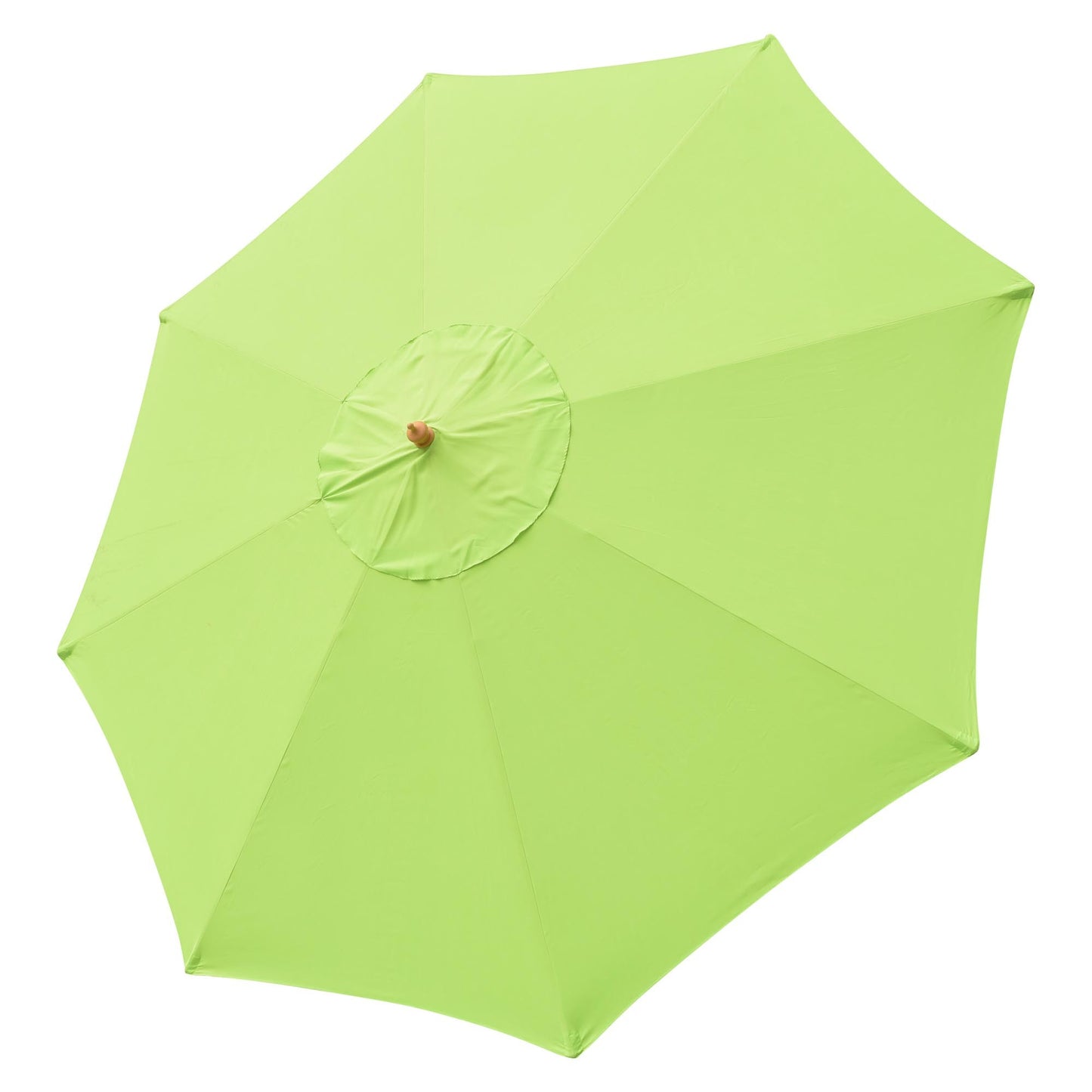 13 Ft Wooden Umbrella Green