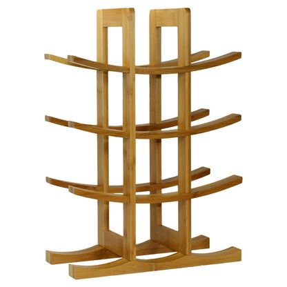 Oceanstar 12-Bottle Natural Bamboo Wine Rack WR1149