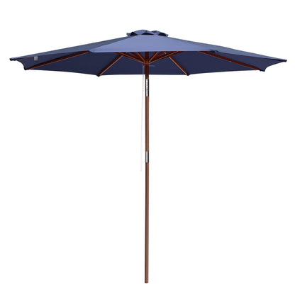 9 Ft Wooden Umbrella