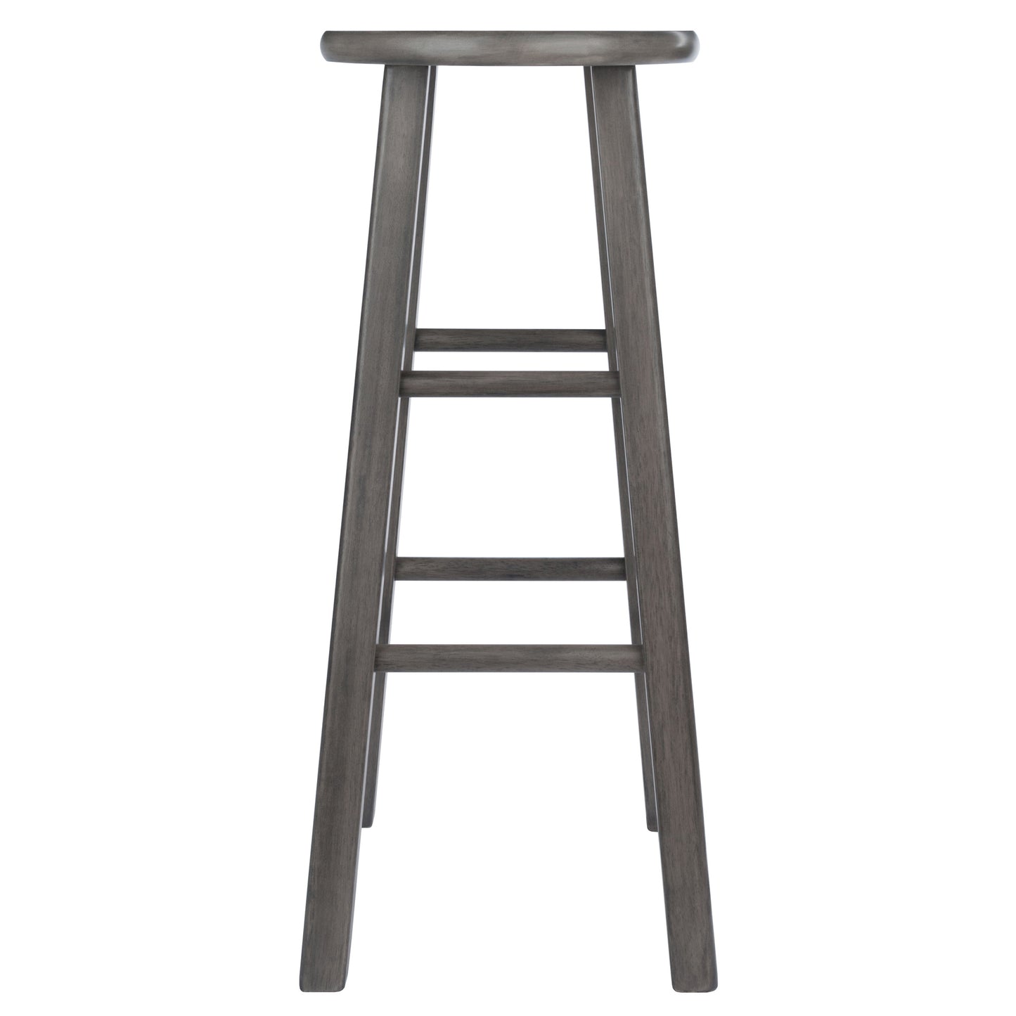 Ivy Square Leg Bar Stool; Rustic Oyster Gray