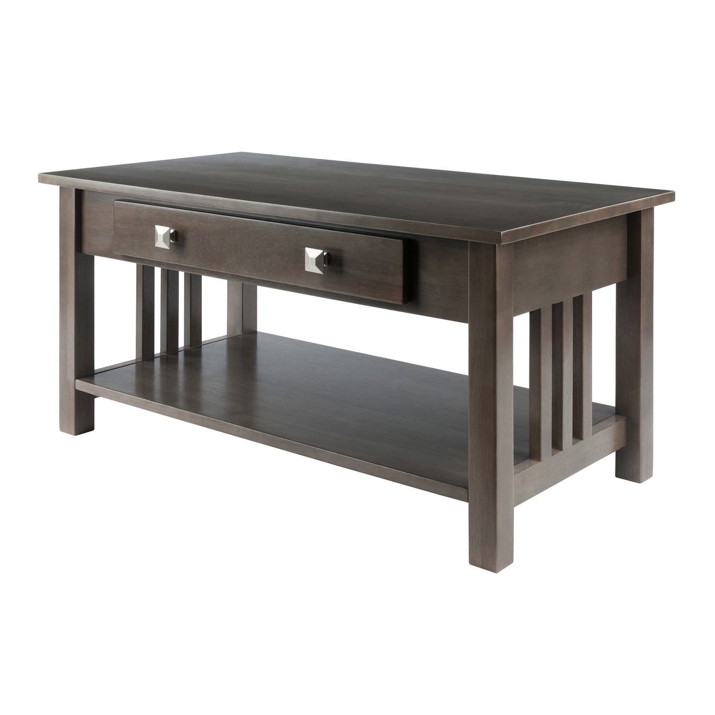 Stafford Coffee Table; Oyster Gray