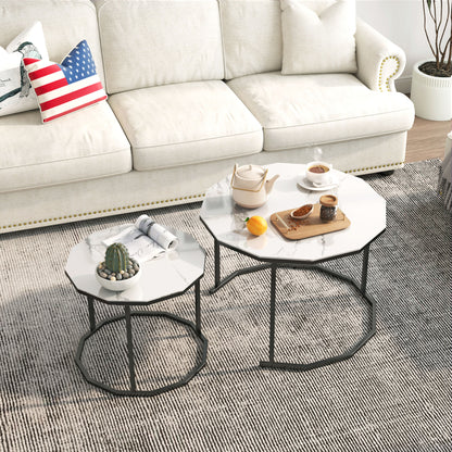 Marble Coffee Table End table 12-gon Shape