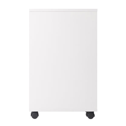 Halifax Wide 2-Door Storage Cabinet; 4-Drawer; White