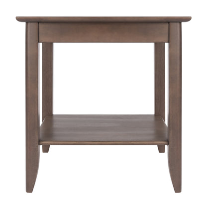 Santino Accent Table; Oyster Gray