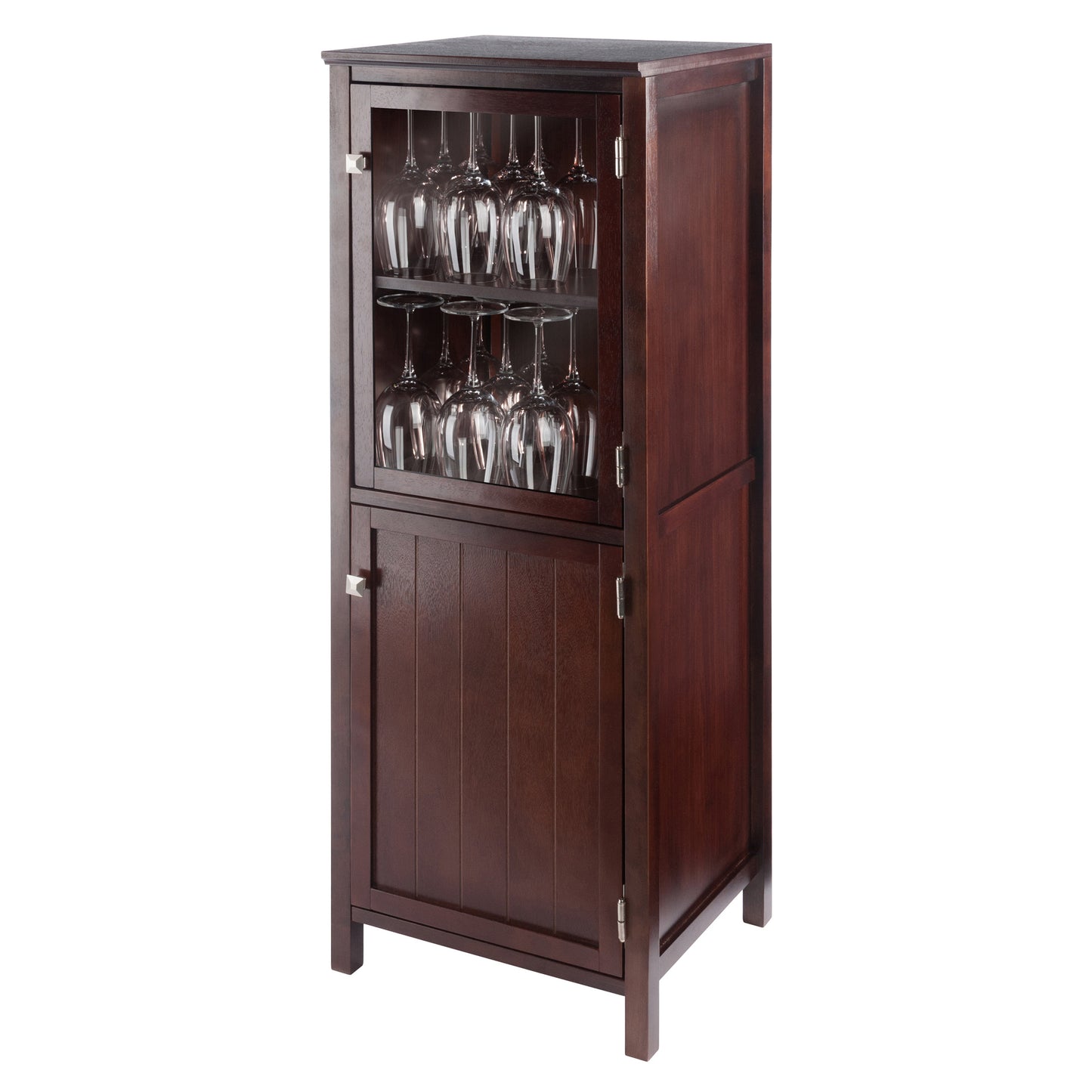 Brooke Jelly 2-Section Cupboard; Walnut