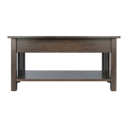 Stafford Coffee Table; Oyster Gray