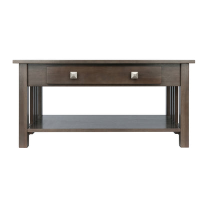 Stafford Coffee Table; Oyster Gray