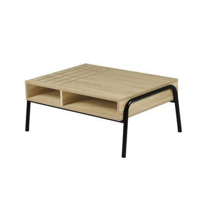 31.7" L Rectangular Coffee Table with Storage