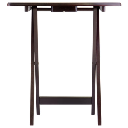 Dylan 5-Pc Oversize Snack Table Set; Espresso